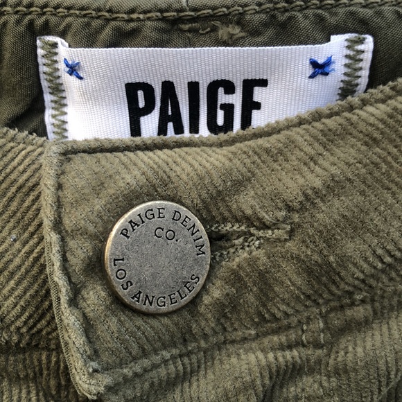 PAIGE Corduroy Stretch Skinny Pants Ankle Zipper Size 29. Fits like size 6/7-ish - Picture 9 of 14
